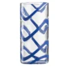 Set di 6 bicchieri highball Cyrcus Esse in vetro di Murano blu e trasparente