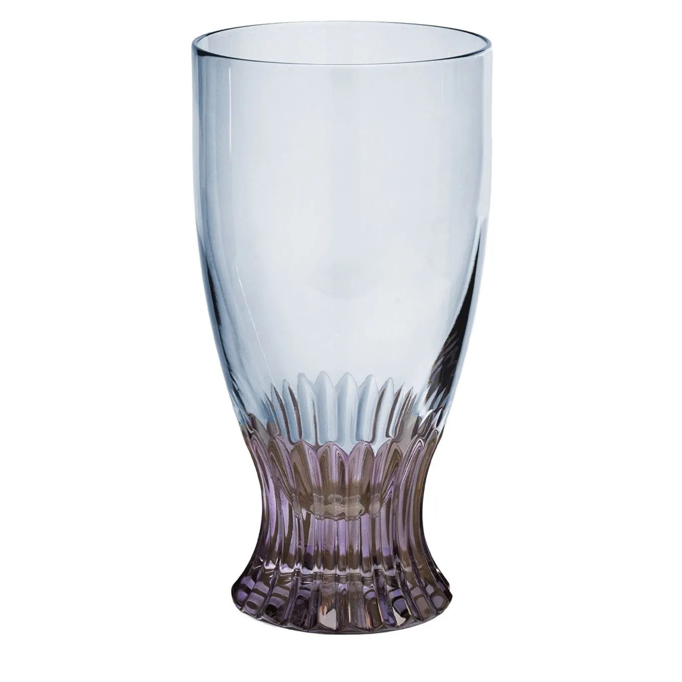 Set di 6 bicchieri highball Indaco in cristallo blu e ametista
