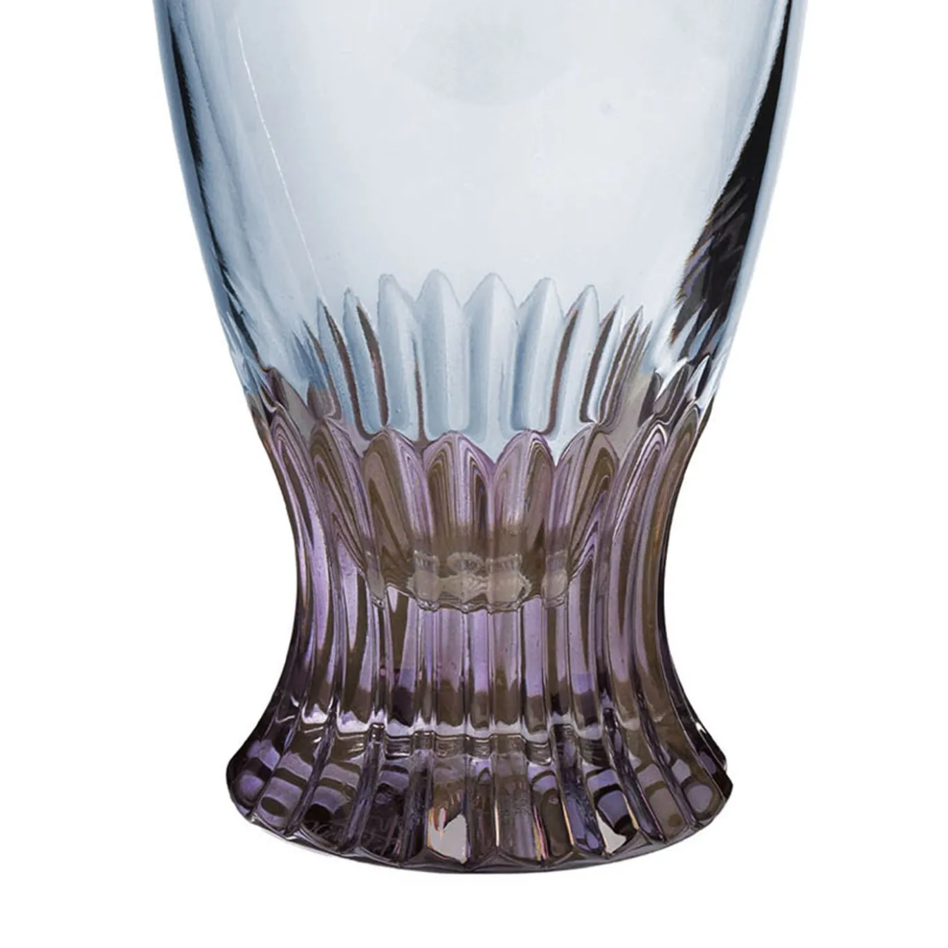 Set di 6 bicchieri highball Indaco in cristallo blu e ametista