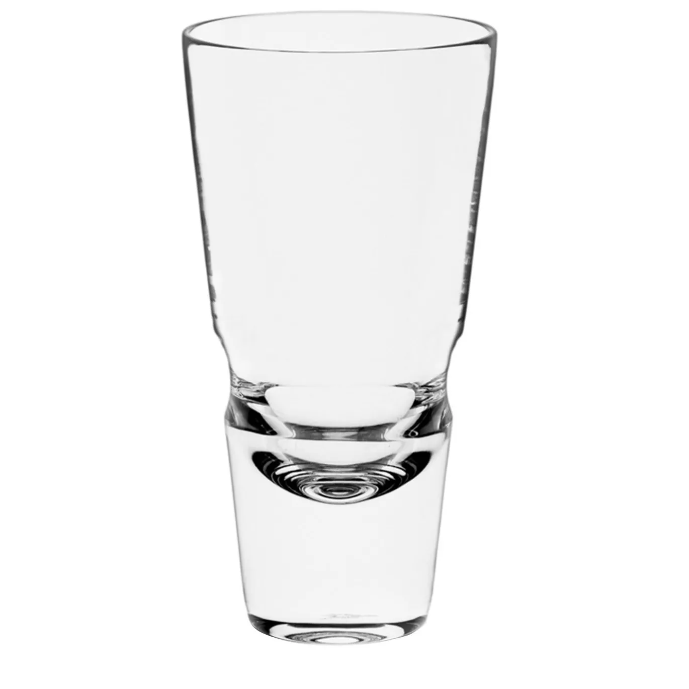 Set di 6 bicchieri Highball lucidi a taglio centrale Dedendum