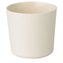Set di 6 bicchieri in ceramica bianca