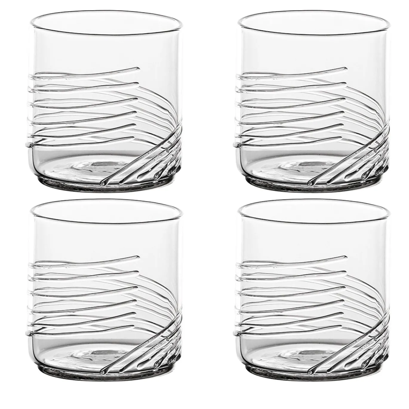 Set di 4 bicchieri Ivo Vintage in vetro