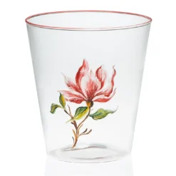 Set di 6 bicchieri Jardin Fleuri in vetro