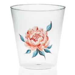 Set di 6 bicchieri Jardin Fleuri in vetro