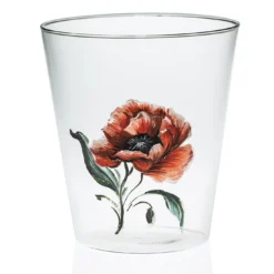 Set di 6 bicchieri Jardin Fleuri in vetro