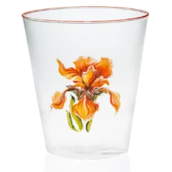 Set di 6 bicchieri Jardin Fleuri in vetro