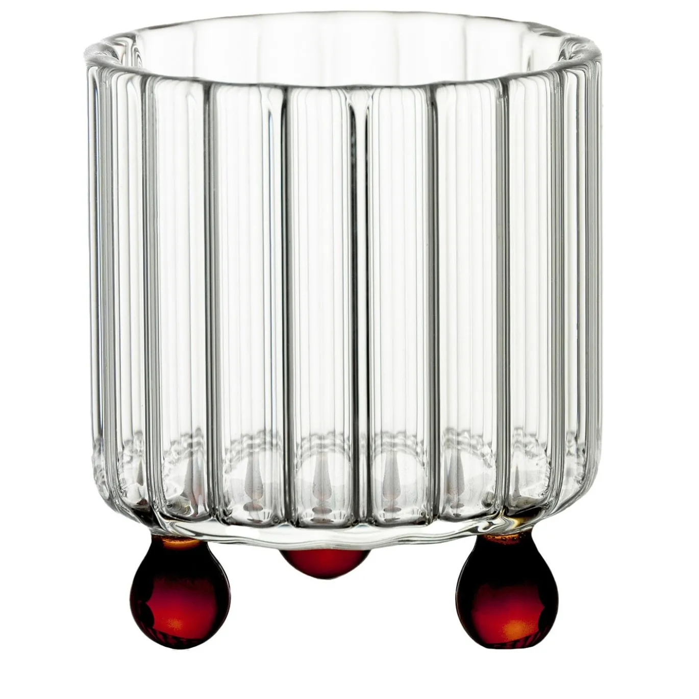 Set di 2 bicchieri Lowball High Spirits Ambra Rossa