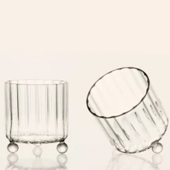 Set di 2 bicchieri Lowball High Spirits trasparenti