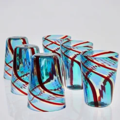 Set di 6 bicchieri Mezzo Ritorto in vetro