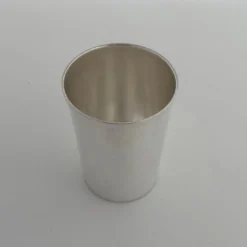 Set di 6 Bicchieri per Acqua in Ottone Argentato