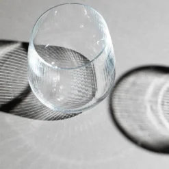 Set di 2 bicchieri piccoli in cristallo Stilla Liquida di Federico Peri