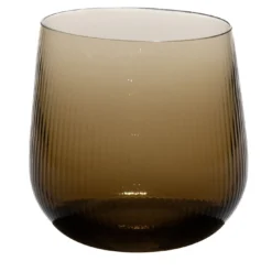 Set di 2 bicchieri piccoli Stilla Liquida Coffee Brown Di Federico Peri