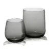 Set di 2 bicchieri piccoli Stilla Liquida Steel Gray Di Federico Peri