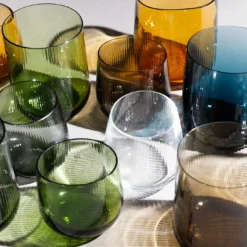 Set di 6 bicchieri piccoli Stilla Liquida Multicolor Di Federico Peri