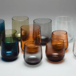 Set di 6 bicchieri piccoli Stilla Liquida Multicolor Di Federico Peri