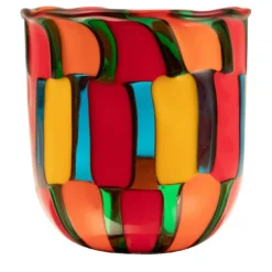 Set di 6 bicchieri Redentore Verde di Angelo Ballarin