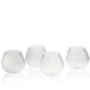 Set di 4 bicchieri rotondi per acqua Millerighe