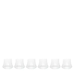 Set di 6 bicchieri trasparenti Maxi Minimes