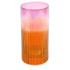 Set di 2 bicchieri tumbler alti rosso-rosa Domina
