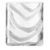 Set di 6 bicchieri tumbler Cyrcus Esse in vetro di Murano bianchi e trasparenti