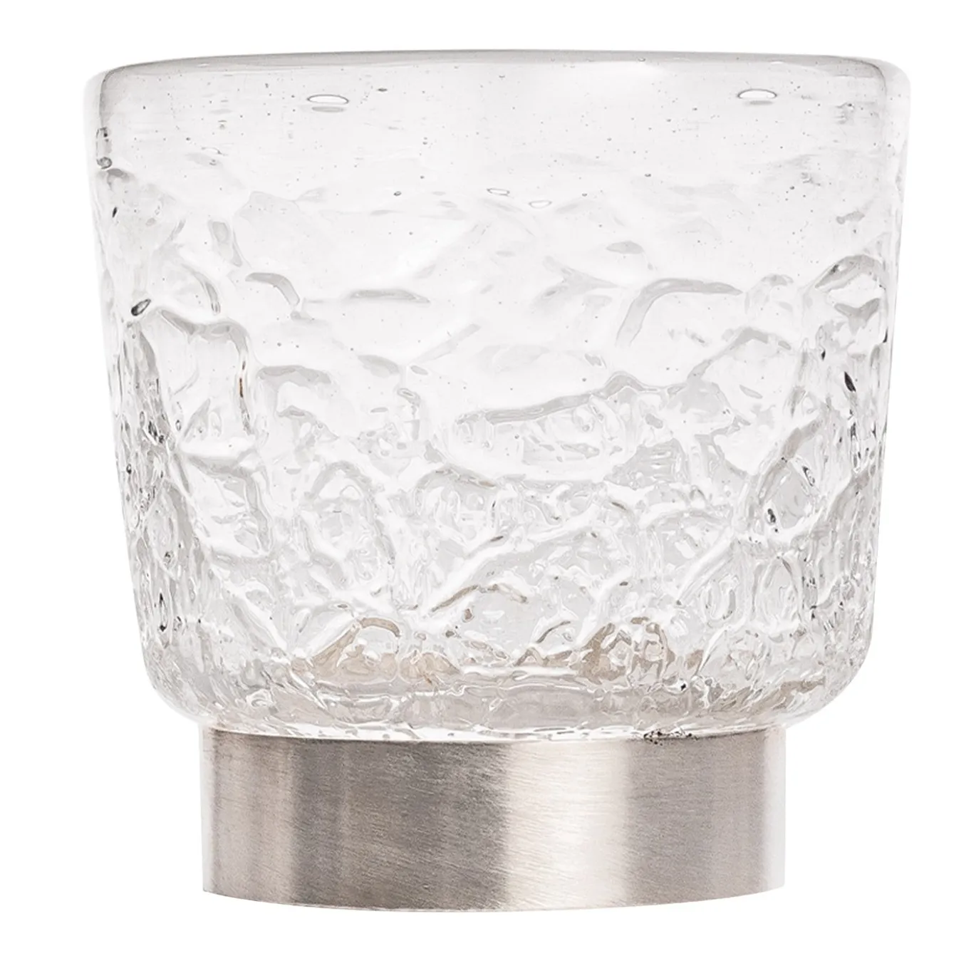 Set di 2 bicchieri Vera Acqua con anello argento