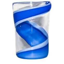 Set di 6 bicchieri Vortex in Blu/Blu Chiaro