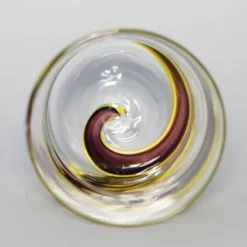 Set di 6 Bicchieri Vortex in Viola/Giallo