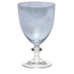 Set di 2 calici da acqua blu Rosy