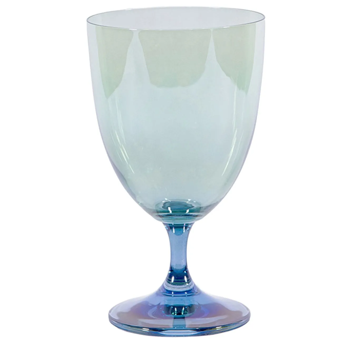 Set di 2 calici da acqua blu-verdi Fleury