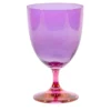 Set di 2 calici da acqua viola-rosa Fleury