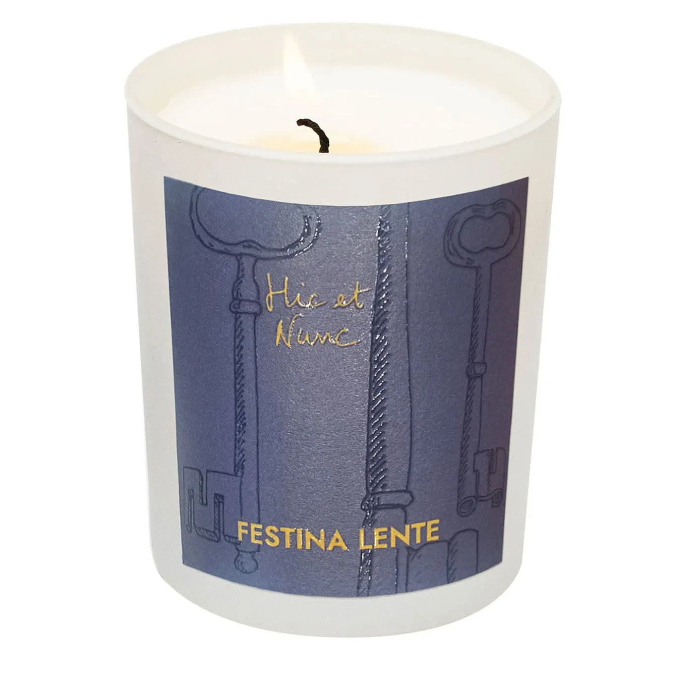 Set di 2 candele Hic et Nunc