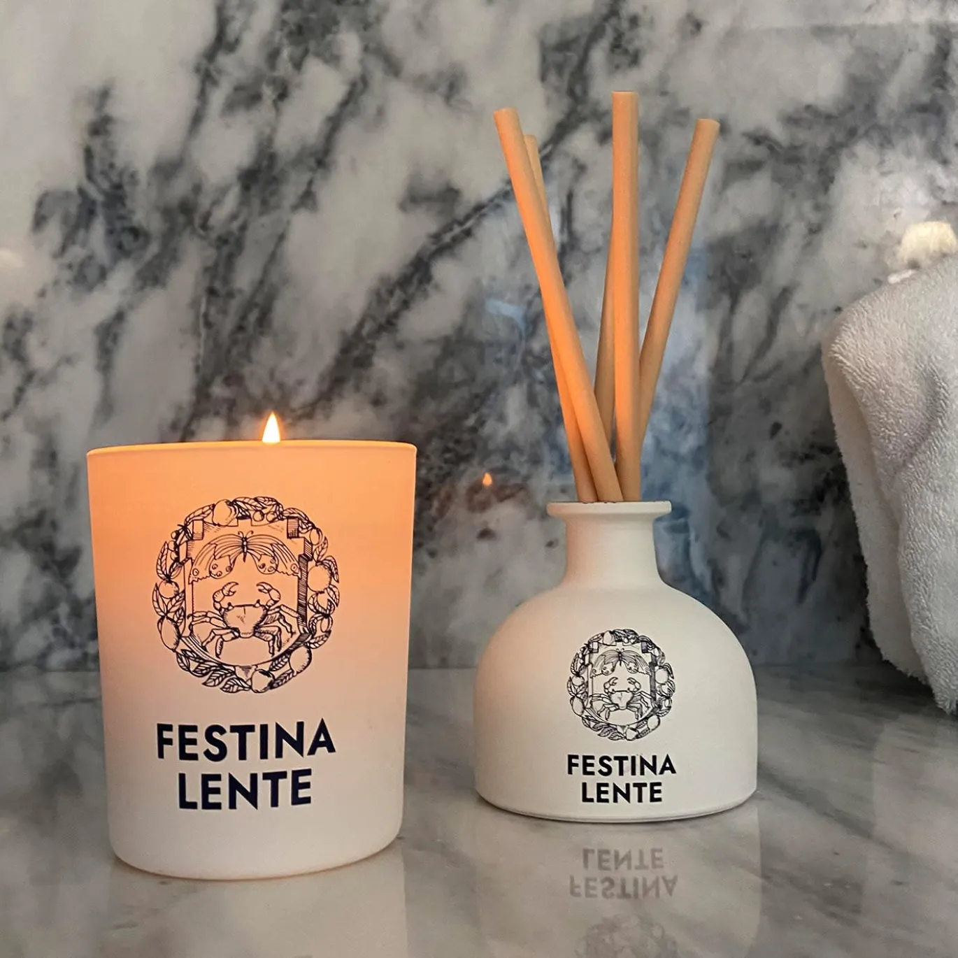 Set di 2 candele Il Viaggiatore