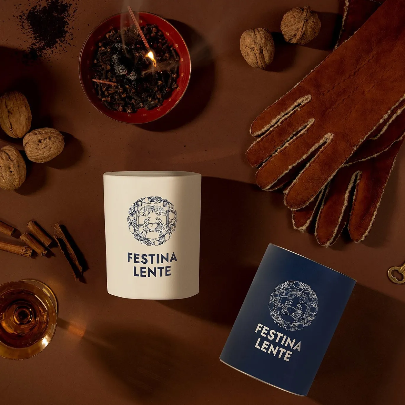 Set di 2 candele Il Viaggiatore