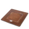 Set di 6 caricatori quadrati grigi in legno