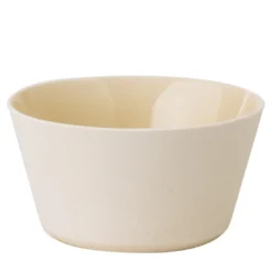 Set di 6 ciotole in ceramica bianca opaca