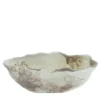 Set di 4 ciotole in ceramica con motivo di marmo avorio per insalata di frutta