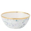 Set di 2 ciotole in marmo blu e bianco
