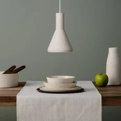 Set di 4 ciotole per pasta in ceramica bianca