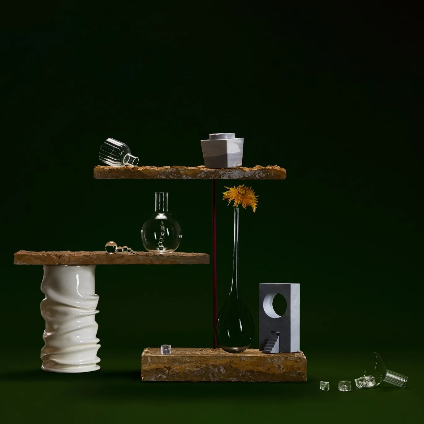 Set di 2 Coppe Calici Milanesi