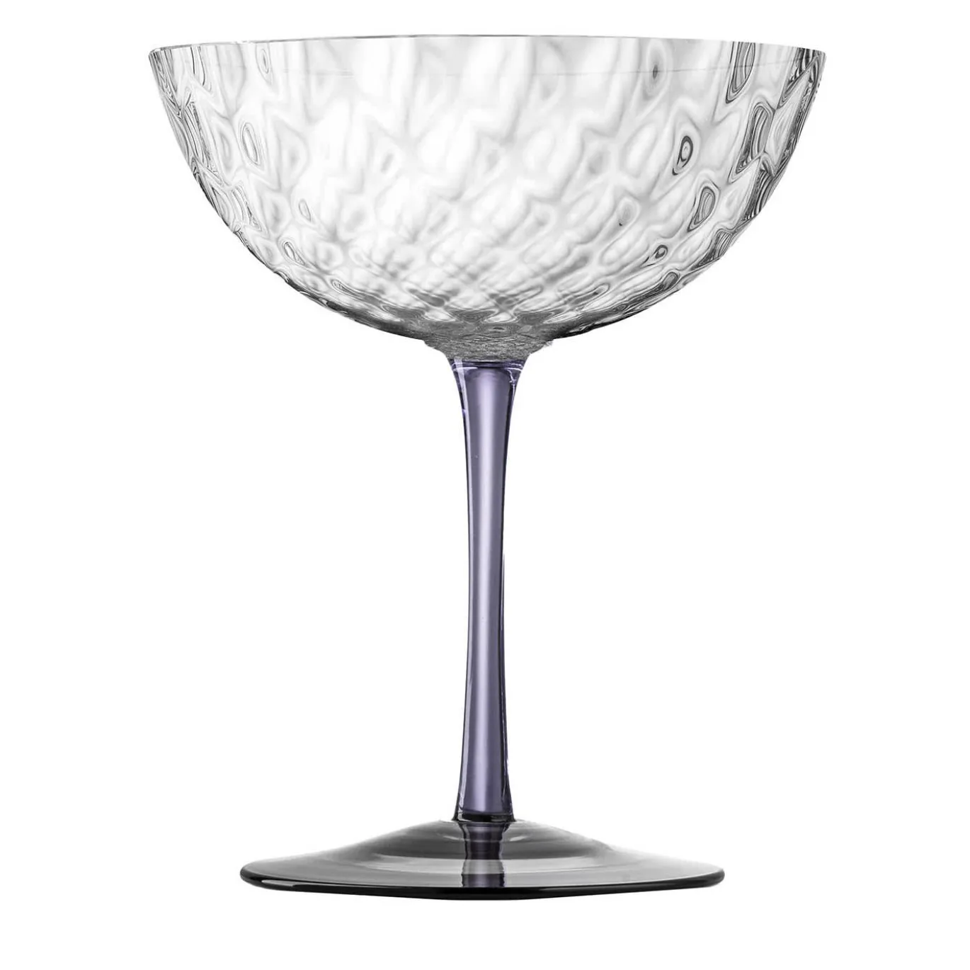 Set di 6 coppe champagne Balloton color Grigio Glicine