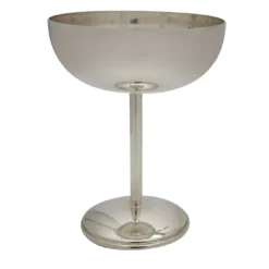 Set di 6 Coppe di Champagne in Ottone Argentato