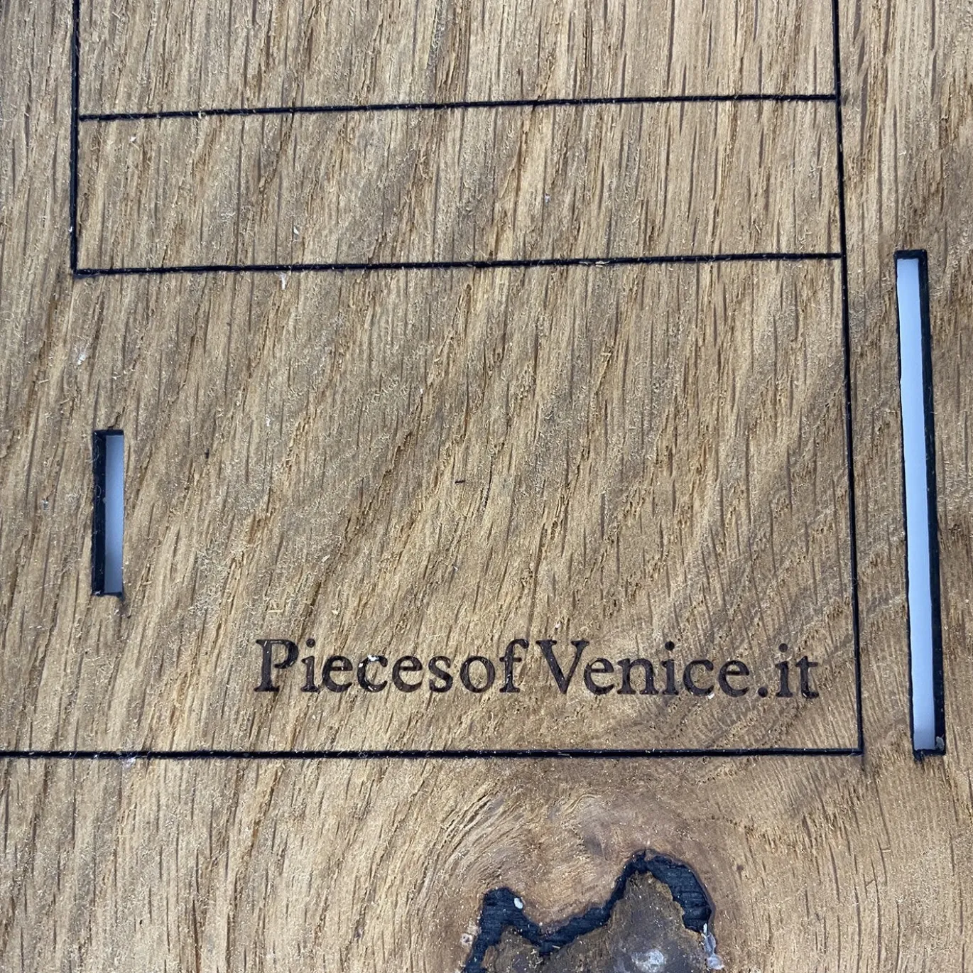 Set di 4 cornici in legno di rovere Sandro Gallo 136 di Luciano Marson per POV