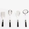 Set di 2 cucchiai da portata piatti Zhantus
