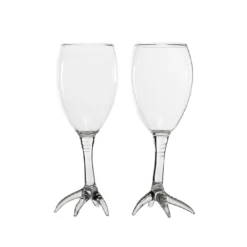 Set di due bicchieri da vino Gajna Bird