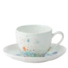 Set di due tazze da caffè e piattino Seabed Blue