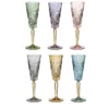 Set di 6 flauti quadrati stampati