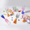 Set di 2 Flûte in Vetro Calypso di Serena Confalonieri
