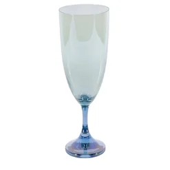 Set di 2 flute blu-verdi Fleury