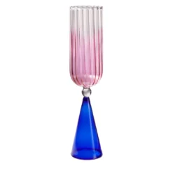 Set di 2 flute CALYPSO BLU-ROSSO