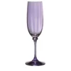 Set di 6 Flute in Vetro Viola Riflesso
